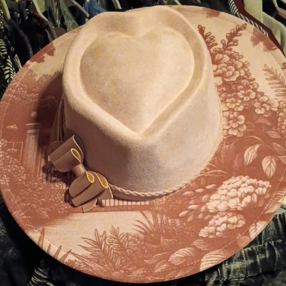 Elegant Pink and Dark Pink Women's Hat